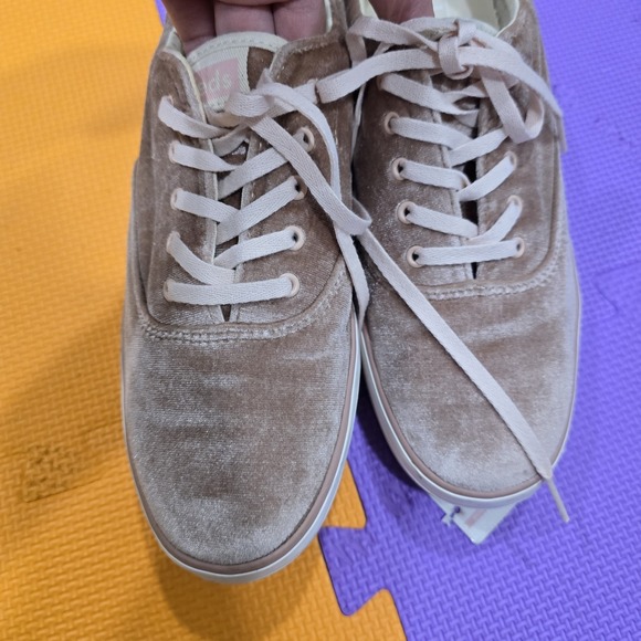 Keds Shoes - Keds Triple Kick Platform Sneakers Women's 8.5 Mauve Pink Velvet WF59995